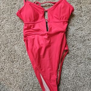 Cupshe Pink One Piece Swimsuit